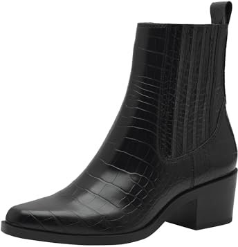 Tamaris Damen Stiefel Vegan schwarz 36