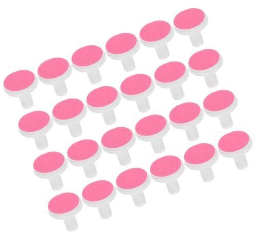 IWOWHERO Tampons de Rechange Ne Blesse Pas les Doigts pour pour Lime à Ongles Électrique Tête Meulage en Papier Abrasif et Plastique Lot de 24 Bébé Tout-petit