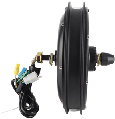 MasYosh Motore a mozzo senza spazzole per la ruota anteriore della bicicletta, 48 V 1000 W, kit di conversione per bicicletta elettrica con cerchi in lega di alluminio, per biciclette elettriche fai