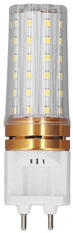 Omquot Lampadina a Mais G12 da 10 W Ad Alta luminosità, 1000 LM, a Risparmio Energetico, per Illuminazione Stradale, Confezione da 2 (Luce bianca)