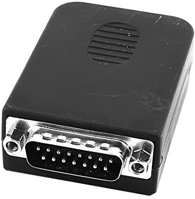 Aexit DB15 D-SUB VGA 15Pin Maschio Gender Changer Adapter Converter 2 Row ID: 639174