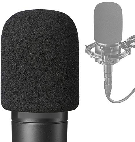 AT2035 Pop Filter - Mic Windscreen Foam Wind Cover for AT2035 Condenser Microphone to Blocks Out Plosives