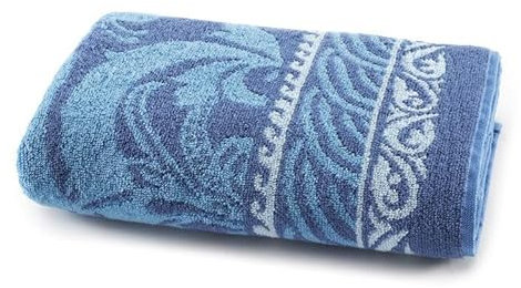 Bassetti Verona Handtuch aus 100% Baumwolle in der Farbe Blau B1, Maße: 50x100 cm - 9326107