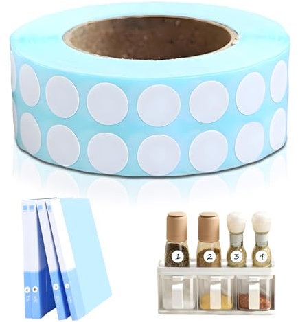 Tovbmup Diamant-Malerei-Aufkleber (3000 Stück) – DIY-Diamant-Malwerkzeug-Aufkleber, Selbstklebende Etikettenaufkleber, 5D-Diamant-Malerei-Etiketten, Diamant-Malzubehör,Wasserfeste Runde Aufkleber