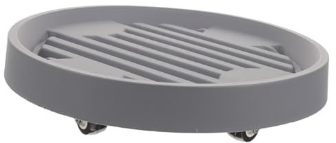 Happyyami Plateau Mobile pour Pot De Fleurs Support De Plantes Soucoupe De Déplacement pour Jardinière Intérieure Et Extérieure