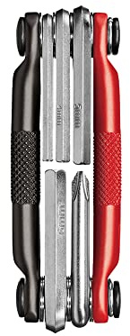 Crankbrothers Multi-5 Bicycle Multi-Tool, Black/Red