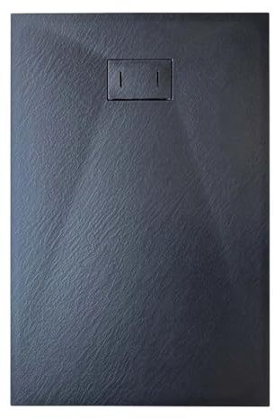Grg Plato de Ducha 70x100x2,6 CM Rectangular Antracita Efecto Piedra Mod. Strong