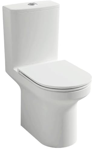 Jacob Delafon - Pack WC au Sol Sans Bride ELITE - Sortie Variable - Réservoir 3/6L Econome en Eau - Abattant Extra-Plat Déclipsable Fermeture Douce - 35,6x83,0x64,5 cm - Blanc - E29723-00