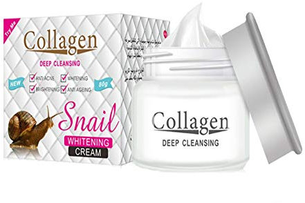 Allbestaye Snail Face Cream Collagen Day Night Deep Cleansing Anti-Aging Face Treatment Moisturizers Anti-Aging Facial Cream 80g