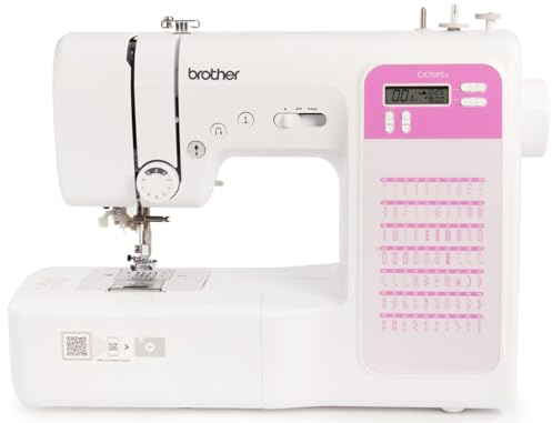 Brother Máquina de coser electrónica CX70PE (Edición de atchwork) con 70 signos de costura (útil, elástico, decorativo), costura automática, pantalla multifuncional