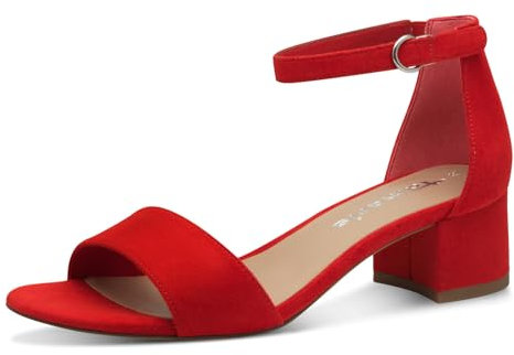Tamaris Sandalette Damen Vegan Elegant rot,EU 40