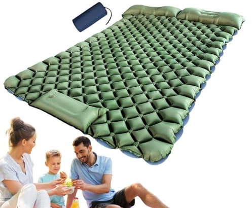 Sleeping Air Pad luftmadrass för vandring, uppblåsbar liggmatta