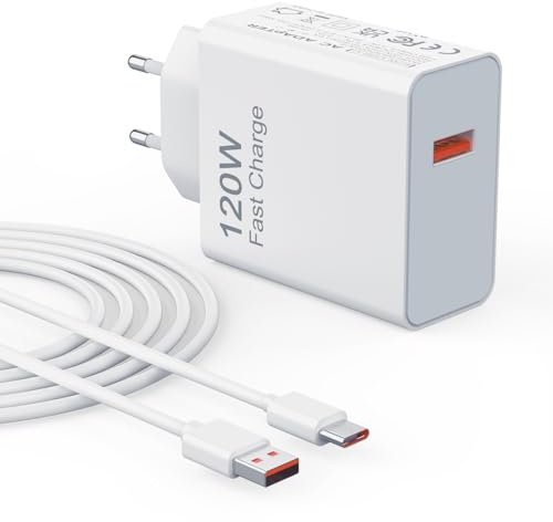 120 W USB-laddare, laddningskabel, kompatibel med Xiaomi 15 14T pro Ultra 13T 12T 11T Pro, turbo-snabbladdare, nätdel för Redmi Note 14 13 12 Poco X7 X6 med 1 m USB-C-kabel