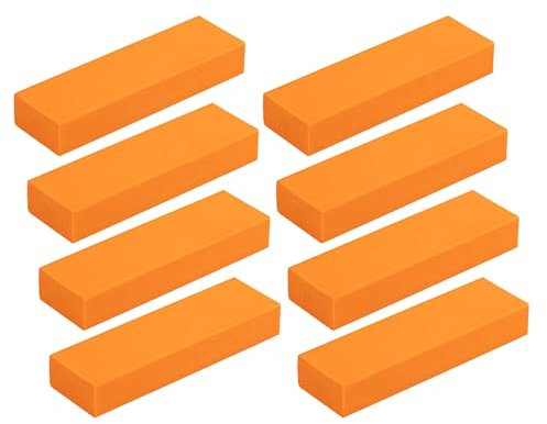 Juego de 8 gomas de borrar de acero inoxidable, para eliminar el óxido (borrador de suciedad, herramienta de borrador, goma de borrar)