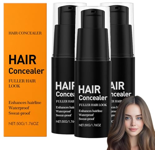 Correttore capillare per donne crema correttore impermeabile colore per ritoccare le radici e coprire i capelli grigi, correttori per cuoio capelluto e capelli fini (3)