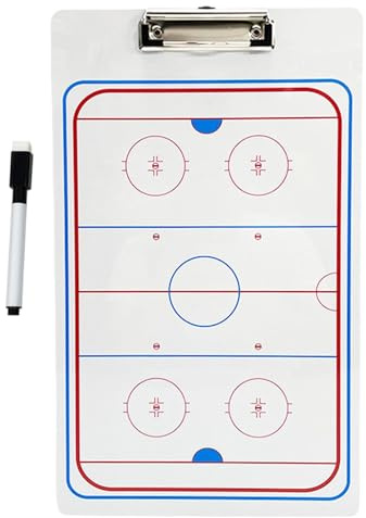 QUXVUIS Tableros de Entrenamiento táctico de Hockey sobre Hielo Herramienta de Entrenamiento de orientación Tablero táctico de árbitros