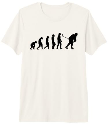 Hockey sobre Patines Pelota Patinador en línea Hockey Camiseta Premium