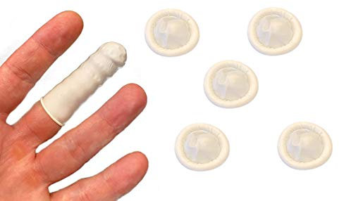 jameitop® 5 Stück Finger Kondom Scherzartikel für XS Willy oder Geld zählen