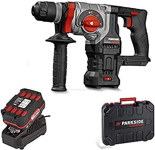 Parkside PERFORMANCE 20V PKHAP 20-Li Marteau combi sans fil avec batterie 4,0 Ah, chargeur et étui