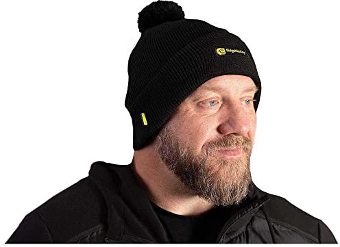 Ridgemonkey APEarel Bobble Beanie Hat Black | Angelmütze