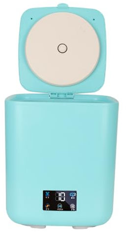 Cryfokt Machine à Laver Portative, Mini Machine à Laver Entièrement Automatique, Machine à Laver Les sous-Vêtements de Grande capacité 7L avec Essoreuse, Mini Machine à (Bleu verdâtre)