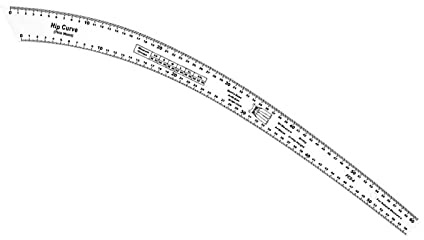 Righello curvo per cucito, righello metrico curvo francese, righello da cucito per sartoria, design con schemi, abbigliamento fai da te (fianchi sottili in vita)