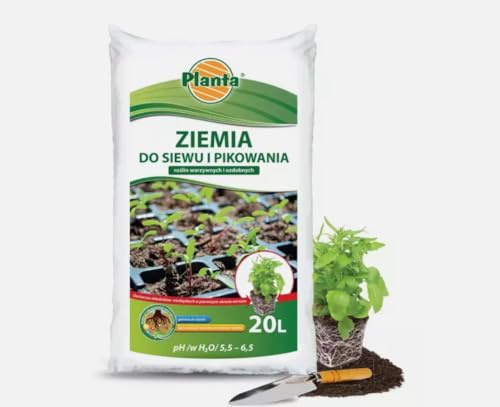 Seedling Soil Mix, 20L, pH 5.5-6.5, for Plant Sowing and Transplanting