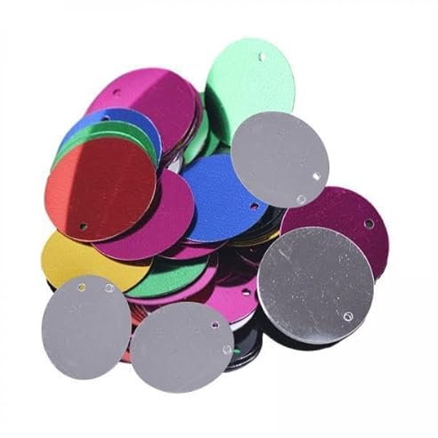 Qianly 2X 85 Stück 20 Mm Pailletten für DIY Haarschmuck Und Verzierungen