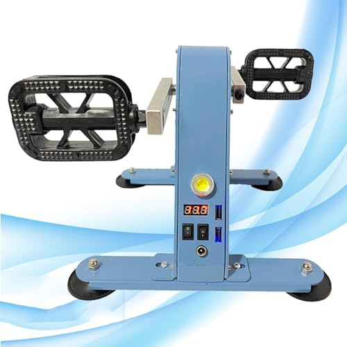 Generador de pedal portátil – Generador de energía manual de pie de 100 W para fuente de alimentación de emergencia, solución de electricidad de respaldo compacta para bicicleta de ejercicio y