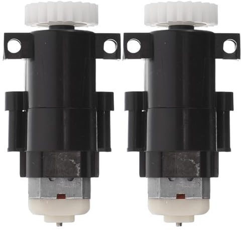 DOITOOL 2 micromotores para sensor de cubo de basura inteligente, caja de engranajes, mecanismo de transmisión para cubo de basura con tapa abatible en casa y oficina.