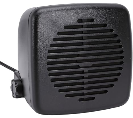 Diyeeni Mini Altavoz de Comunicaciones Externas, Altavoz Externo de Radio de Coche de 5 W con Conector de 3,5 Mm y Cable de 1,8 M, para MotoTRBO(RSN4004A), CBRadio, Radioaficionado,