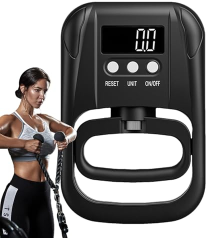 Dynamomètre À Poignée – Testeur De Force Numérique, Compteur Électronique Réglable, 265 Lb 120 Kg | Outil De Mesure De La Forme Physique Pour Étudiants Adultes, Exercice À Domicile Et À L'école,