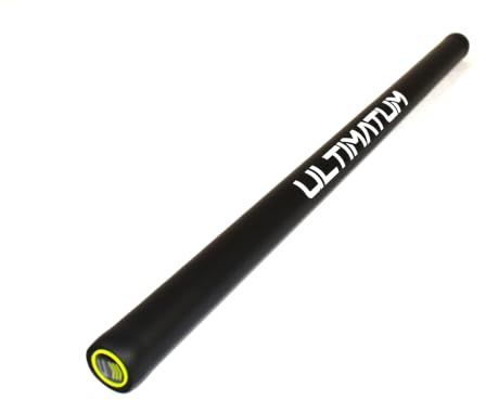 Ultimatum Combat Gear Impact Weapon,Training Stick,Training Baton, Black, Rubber Foam, 60cm, for Martial Arts, Krav Maga and Self Defence, Escrima.