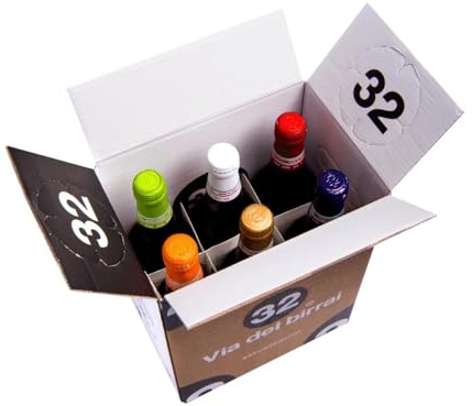 32 Via dei Birrai Kit Degustazione Birra Artigianale - Set 6 Bottiglie da 75cl - Selezione Premium: Curmi, Audace Bio, Oppale, Tre+Due, Nebra, Admiral - Idea Regalo o Assaggio Esclusiva, Made in Italy