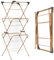 Beldray LA089397GRYEU7 3 Tier Indoor Clothes Airer - Foldable Laundry Drying Rack, Non-Slip, Four Corner Hanger Hooks, Alloy Steel 7kg Max Load, 15M Washing Line Drying Space, Compact Storage, Copper