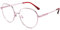 LANLANG Gafas de Presbicia Con Flex Memory Titanium, Lectura y Luz Azul Para Mujer - Filtro Azul, MT-003-W, 4.0 Dioptrías