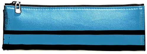 VTGHDEEQ Pencil Case,Pencil Pouch Aesthetic,Black and Blue Flag,Pencil Bag