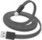 Magtame USB A zu USB C Kabel 1.5M flaches magnetisches Ladekabel, gewickeltes USB C Kabel, einziehbares Typ C Schnellladekabel, flexibles USB C Kabel kompatibel für Phone 15 Pro Max, Samsung, Pad