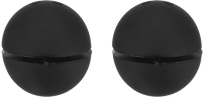 PATIKIL Smorzatore di Vibrazioni per Tennis 0.7 Pollici, 2 Pezzi Smorzatore di Vibrazioni per Racket da Tennis in Silicone per Racket da Tennis, Nero