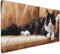 Katze Tier Mauspad, Large XXL Mouse Pad 900x500x3mm Tastatur Matte, Groß Vernähte Kanten WassXerdicht Anti-Rutsch Mauspad, Erweiterter Schreibtisch Schutz Mauspad für Geschenk Weiblich Office k-143
