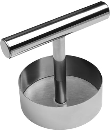 Prensa manual para hamburguesas de carne - Hamburguesa de mano, acero inoxidable, trituradora de moldes para pan plano | Gadget de cocina antiadherente, para cocinar, , hamburguesa, filete, acceso