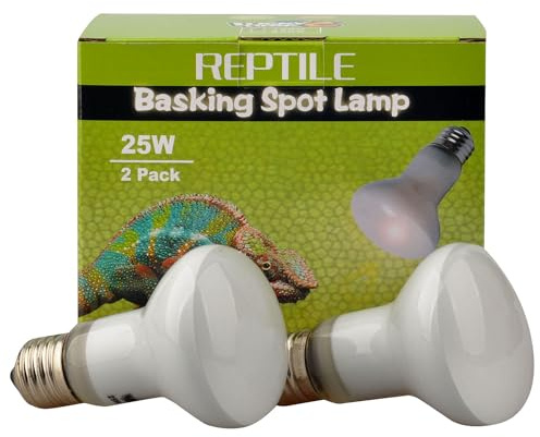 LUCKY HERP reptil baskning värmelampa, 2-pack (25 watt)