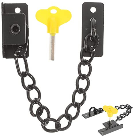 Housoutil Serratura Di Sicurezza Per Porte Con Catena Acciaio Inossidabile Protezione Per Stanze Private Hotel e Appartamenti Design Resistente e Durevole Previene Ingressi Indesiderati e