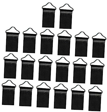 YARNOW 20pcs Jumping Bed Accessories Trampoline Triangle Ring Mesh Buckle Trampoline Spring Buckle