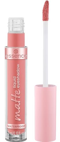 essence matte liquid eyeshadow, Lidschatten, Nr. 03, Orange, langanhaltend, abdeckend, schnelltrocknend, natürlich, vegan, wasserfest, ohne Mikroplastikpartikel, Nanopartikel frei, 1er Pack (4ml)