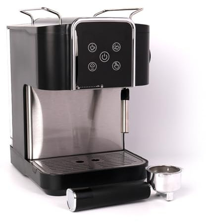 Cafetera Espresso Profesional, Cafetera Espresso De 20 Bares Con Vaporizador De Leche For Café Con Leche Y Capuchino, Cafetera De Acero Inoxidable Con Tanque De Agua De 1,8 L/60 Oz For El Hogar