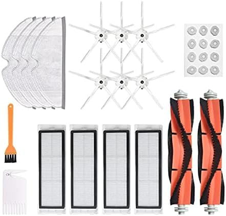 ZoiKoM Seitenbürsten, Wischtuch, Hauptrolle, Filter, Wasserkern für Roborock S5, S6, T6, E2, E35, Kehrroboter, Staubsaugerteile, austauschbar, Farbe: 11