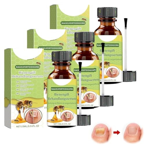 Micosi Unghie Piede, 3x 15ml Trattamento Antimicotico Unghie Piedi Extra Forte Trattamenti per Unghie, Naturale Liquido Riparatore Cura delle Unghie Riparazione delle Unghie Rotte