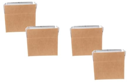 ULTECHNOVO 2 Sätze Isolierbox Aus Aluminiumfolie Versandkartons Für Kalte Lebensmittel Große Kisten Isolierte Versandkartons Isolierte Lebensmittelversandboxen Papier Khaki 2 Stück * 2