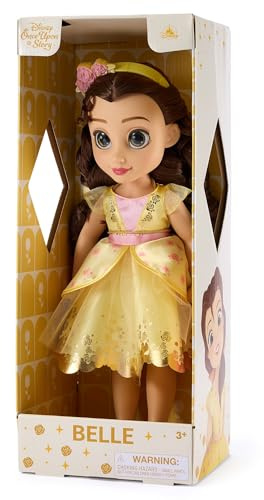 Disney Store Official - Die Schöne und das Biest - Belle - Puppe mit Spielzeughaarbürste - 40,5 cm/16 - Once Upon a Story Kollektion - Ab 3 Jahren